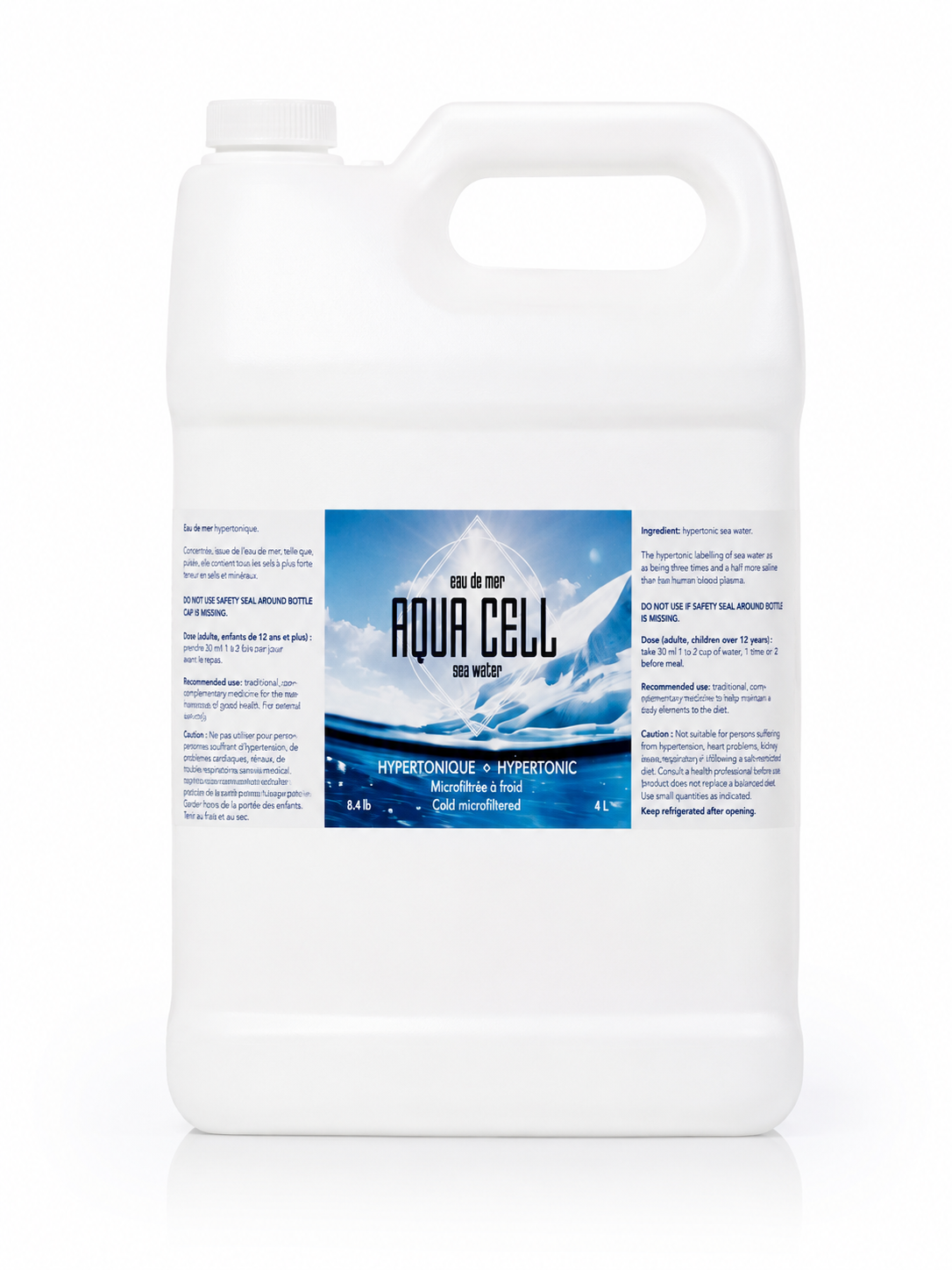 Aquacell Eau de mer hypertonique 4L